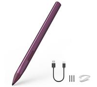 Stylet pour ASUS Transformer/Mini/ASUS Zenbook Flip/Pro/ASUS Vivobook Flip/Pro/Duo/ASUS Notebook, stylo rechargeable MPP 2.0 inclinable avec sensibilité à la pression 4096, design triangulaire, rouge