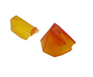 Stylet pour cartouches Ortofon 2M prenant en charge des performances fiables sur les formats de disques vinyles et stéréo (orange)