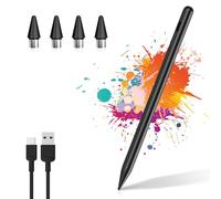 Stylet pour écran tactile Android, stylet universel compatible avec Samsung, Lenovo, Huawei, iPhone, Xiaomi et plus encore, stylets rechargeables avec fonction d'absorption magnétique