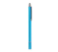 Stylet pour écran Tactile, Haute précision et sensibilité Calendar Capacitive Touch Screen Pen with Transparent Tip and Fiber Mesh Tip, for Universal Touchscreen Devices (Bleu