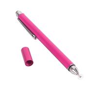 Stylet pour écran Tactile, Haute précision et sensibilité Calendar Capacitive Touch Screen Pen with Transparent Tip and Fiber Mesh Tip, for Universal Touchscreen Devices (Rose