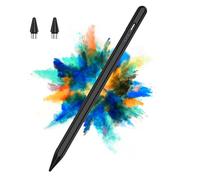 Stylet pour écrans tactiles Android, stylet pour tablette, stylet compatible Samsung/HuaWei/tablette/téléphone, stylo capacitif avec 2 embouts de rechange, noir