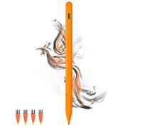 Stylet pour écrans tactiles avec affichage de l'alimentation de la tablette - Pointe POM - Stylet magnétique numérique compatible avec iPhone/iPad/Lenovo/et autres smartphones et tablettes iOS/Android