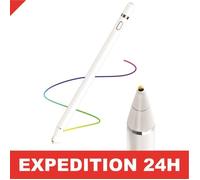 Stylet pour écrans tactiles - LETOUCH - Apple Pencil - Compatible iPad Pro/iPad 2018 - Blanc - Plastique