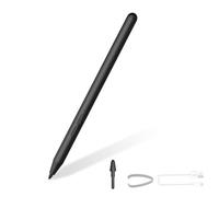 Stylet pour HP Envy X360, Pavilion X360, Specter X360, appareils à écran tactile MPP 2.0, inclinable avec sensibilité à la pression 4096, rejet de paume, charge rapide, fixation magnétique, noir