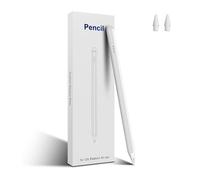 Stylet pour iPad 10e et 9e génération - 2 stylets à charge rapide compatibles avec Apple Pencil 2018-2024 Apple iPad Pro 11"/12,9"/M4, iPad Air 3/4/5/M2, iPad 6-10, iPad Mini 5/6 (blanc)