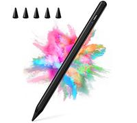Stylet pour iPad 2018-2023 avec rejet de paume, stylet actif pour iPad 10e/9e/8e/7e/6e génération, pour iPad Pro 11/12,9", pour iPad Air 5e/4e/3e génération, pour iPad Mini 6e/5e génération (Noir)