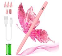 Stylet pour iPad 2018-2023, Bluetooth Apple iPad Pencil, compatible avec iPad 10/9/8/7e génération, iPad Mini 6/5e, iPad Air 3-5e, iPad Pro 11"/12,9", iPad capacitif 5 pointes Champagne