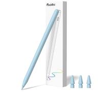 Stylet pour iPad 2018-2025, modèle sorti en 15 minutes, charge rapide, 2ème génération, compatible avec iPad Pro 11"/12,9"/M4, Air 3/4/5/M2, Mini 7 (A17 Pro)/6/5 génération, iPad 10/9/8/7/6, bleu