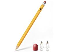Stylet pour iPad 2018-2026 avec pointe silencieuse, style crayon | Pas de configuration Bluetooth, charge rapide de 20 minutes, écriture silencieuse pour la prise de notes, fixation magnétique