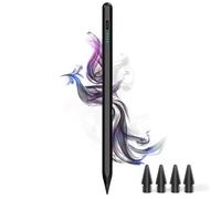 Stylet pour iPad 9e et 10e - Stylet de charge de type C pour iPad Palm Rejection Active Pen compatible avec (2018-2025) Apple iPad 6/7/8/9/10/11 (A16), Air 3/4/5/M2/M3, Mini 5/6, Pro 11"/12,9"/M4