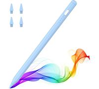 Stylet pour iPad (A16) 11e 10e 9e Gen, Stylet pour 2018-2025 Apple iPad 11-6, Mini 7-5, Air M3/M2 11""/13""/5/4/3, Pro M4 13""/12,9""/11"" Sensibilité à L'Inclinaison,Chargement Rapide USB-C, Bleu