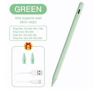 Stylet pour iPad avec rejet de la l'hypothèse et induction d'inclinaison,Apple Pays l 12.9,11,1st,2nd,Pro 6,Air 5- Vert-D47287