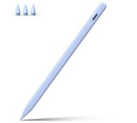 Stylet pour iPad, charge rapide en 13 minutes pour Apple iPad Pencil avec rejet de paume, compatible avec iPad Air 3/4/5, iPad mini 5/6, iPad 6/7/8/9/10, iPad Pro 11"/12,9", iPad A16 (bleu)