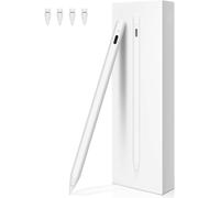 Stylet Pour Ipad Chargement Sans Fil, Pencil 2e Génération Pour Ipad Avec D'inclinaison & Rejet De Paume, Pencil Haute Précision Pour Ipad, Ipad Mini, Ipad Air, Ipad Pro 11""/12,9"" Blanc