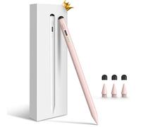 Stylet pour iPad, double pointe 13 minutes, charge rapide Apple iPad, rejet de paume, sensibilité d'inclinaison, compatible avec iPad Pro 11/12,9", iPad 6/7/8/9/10, iPad Air 3/4/5, iPad Mini 5/6 -
