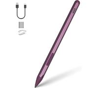 Stylet pour Microsoft Surface Pro 12/11/10/9/8/7/6/5/4/3/X Surface Go/Laptop/Book/Studio/Duo/HP/ASUS Series, sensibilité à la pression 4096, fonction de rejet de paume, gomme et raccourcis clic droit