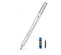 Stylet pour Microsoft Surface Pro 7, compatible avec Surface Pro X/7/6/5/4/3, Surface Go 2/1, Surface Book 3/2/1, Surface Laptop 3/2/1, Surface Studio 2/1, Palm Reject 1024 Pressure (Platinum)