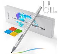 Stylet pour Microsoft Surface Pro11/10/9/8/X/7+/6/5/4/3, Surface Pen avec rejet de paume, pression 4096, écriture lisse, stylet Surface pour Surface Go 4/3/2/1, Surface Laptop 1-6/Studio/Book 3/2/1
