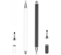 Stylet pour Samsung Galaxy Tab A7/A8 compatible avec Apple iPad/tablette Android, tous les appareils tactiles, universel, haute sensibilité et précision, pointe à disque capacitif, stylet S Pen (blanc