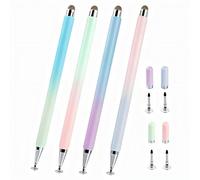 Stylet pour Samsung Galaxy Tab A9Plus/A9/A8 Plus/A8/A7 compatible avec iPad iOS/Android 15/14, tous les appareils tactiles, stylet universel haute sensibilité S Pen (violet, rose, bleu, vert, 4