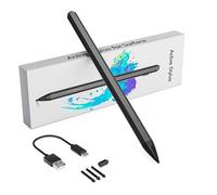 Stylet pour Surface - Surface Stylet Pro Pen pour Surface Pro 11/9/10/8/X/7/6/5/4/3, USB-C Charge Rapide, S-urface Pro 11 Stylet Copilot pour Go2/3/4/Book/Laptop/Studio