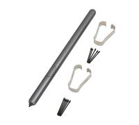 Stylet pour Tablette, Sensibilité à la Pression 4096 Niveaux, Outil Multifonctionnel en Plastique Gris pour Prendre des Notes Dessiner Marquer Étudiants Artistes Travailleurs