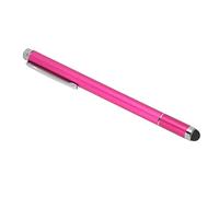 Stylet pour Tablette, Stylet avec 2 Fonctions, Stylos Tactiles Pratiques Portables Compacts pour Tablette iOS pour Téléphone pour (Rose Rouge)
