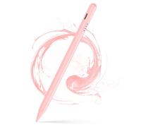Stylet pour tablette, stylet pour écran tactile, compatible avec iPhone/Samsung/Huawei/Lenovo/Android Smartphone & Tab, stylo magnétique rechargeable, rose