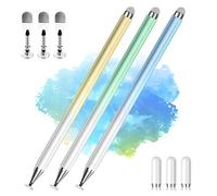 Stylet pour Tablettes Tactiles et Smartphones, Stylo pour Samsung/Xiaomi/Lenovo/iPhone/Tablette Tactile, Compatible avec iPad Pro/Mini/Air - 3 Pack, Haute Précision et Sensibilité