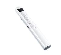 Stylet PPT sans fil sensible au changement de page pour projecteur, blanc