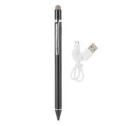 Stylet rechargeable à pointe fine pour appareils à écran capacitif, fonction double touche, compatible avec les systèmes iOS/Android/Microsoft.