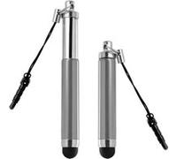 Stylet Retractable Argent pour écran Tactile - Attache Jack 3.5 mm