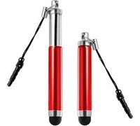Stylet Retractable pour écran Tactile Attache Jack 3.5 mm Avizar Rouge Rouge G