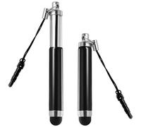 Stylet Retractable pour Écran Tactile - Attache Jack 3.5 mm Noir