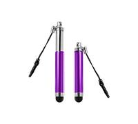 Stylet Retractable pour écran Tactile - Attache Jack 3.5 mm Violet