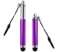 Stylet Retractable pour écran Tactile - Attache Jack 3.5 mm Violet