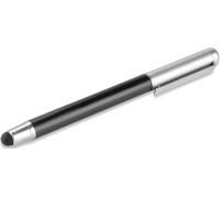 Stylet Smartphone et Tablette Tactile 2en1 Stylo à Bille 4Smarts Argent et Noir