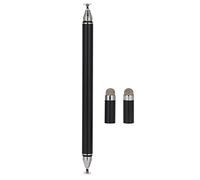 Stylet, Stylet 2 en 1 pour Les Précisions De L'écran Tactile, Stylet Capacitif à Pointe De Disque, Stylet Numérique Actif, Stylet Numérique(Noir)