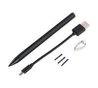 Stylet, Stylet pour Tablette à Pointe Interchangeable Technologie MPP 2.0 Alliage D'aluminium à Adsorption MagnéTique avec CâBle USB pour Tablette (Le Noir)