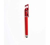 Stylet Stylo Support pour Samsung Galaxy A21s Smartphone 3 en 1 Bille Tablette Ecrire Universel (Rouge)