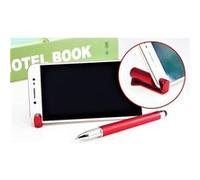 Stylet Stylo Support pour ZTE Axon Elite Smartphone 3 en 1 Bille Tablette Ecrire Universel (ROUGE) Noir G