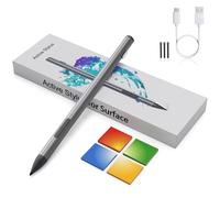 Stylet Surface pour Surface Pro 11/9/X/8/7/6/5/4/3, Surface Go 4/3/2/1, Surface Laptop/Studio/Book 4/3/2/1 Stylet avec Palm Rejection, sensibilité à la Pression 4096, Gris