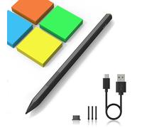 Stylet Surface Pro 7/8/9/X/6/5/4, Stylet Surface Magnétique, 4096 Inclinaison de Pression et rejet de la Paume Pen Surface pour Tablette/Surface Pro/Go/Laptop/Studio