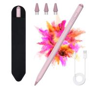 Stylet Tablette pour Android Sensibilité à l'inclinaison et Recharge Rapide | Stylet Capacitif Universel Compatible avec Lenovo, Samsung, Huawei et Mi Tablette, Téléphone (Or Rose)