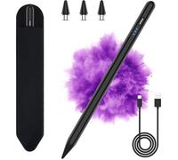 Stylet Tablette pour Android,Stylet Capacitif Universel Compatible avecLenovo, Samsung, Huawei et Mi Tablette, Téléphone(Noir)