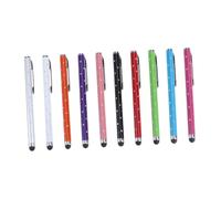 Stylet Tablette Tactile Capacitif 10 Pcs en Métal pour Tablette | Lot de 10, Léger et Portable, pour Annoter Documents, Lire Vos E-mails, Jouer et Prendre des Notes