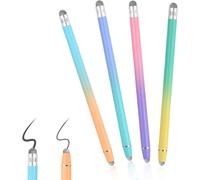Stylet Tablette Universel Pour Écran Tactile, 4 Pièces Stylet Stylo, Stylus Stylet Tactile Capacitif 2 En 1, Touch Pen Compatible Avec Android/Ios Smartphones, Tablettes