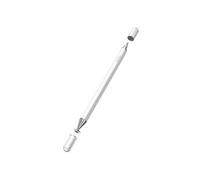Stylet Tactile 2 en 1 pour Ecran ou Papier avec Stylo Bille Intégré Blanc