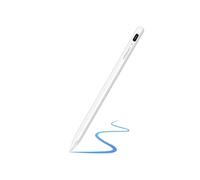 Stylet Tactile Capacitif pour iOS Android Charge USB-C Ultra Fin Autonomie 8H Apokin Blanc